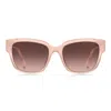 Marc Jacobs Brown Square Ladies Sunglasses Marc 734/f/s 35j 54 In Pink
