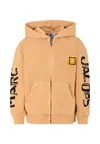 Marc Jacobs Brown Sweatshirt For Kids With Logo In Yellow