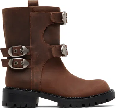 Marc Jacobs ブラウン 'the Kiki Moto' ブーツ In Brown