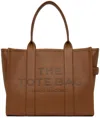 MARC JACOBS BROWN 'THE LEATHER LARGE' TOTE