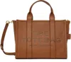 Marc Jacobs Brown 'the Leather Medium' Tote In 212 Argan Oil