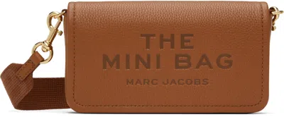 Marc Jacobs Brown 'the Leather Mini' Bag In 212 Argan Oil