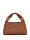 Marc Jacobs The Micro Grain Leather Crossbody Sack In Brown