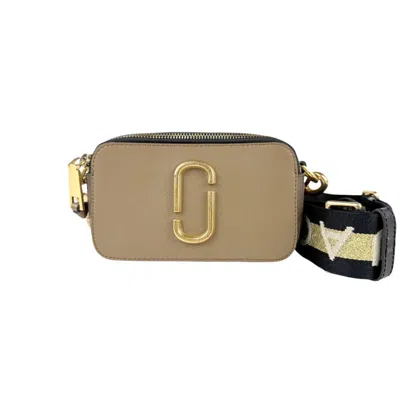 Pre-owned Marc Jacobs Brown White Leather Shoulder Bag () In Multi