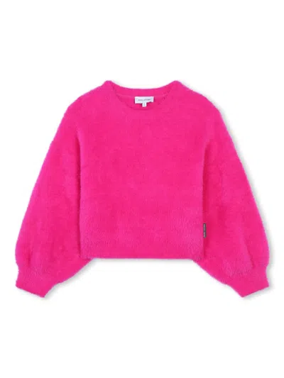 Marc Jacobs Kids' Brushed Pullover In Pink