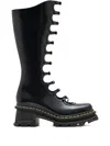 Marc Jacobs Buckle-detail Cut-out Boots In Black