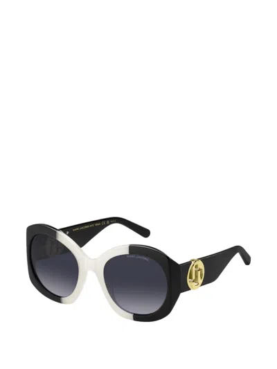 Marc Jacobs Butterfly-frame Full-rim Sunglasses In Black