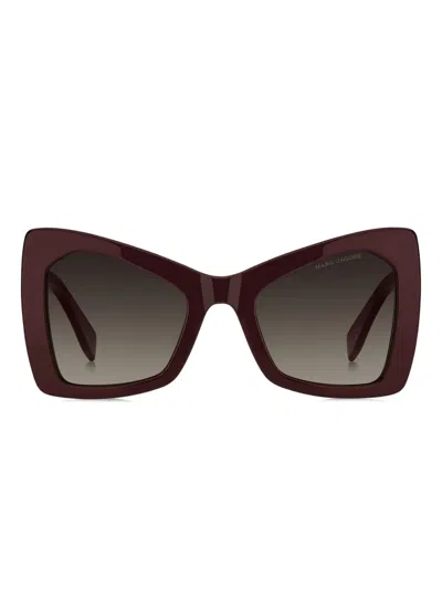 Marc Jacobs Butterfly-frame Sunglasses In Brown