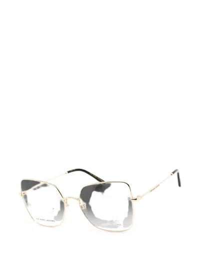 Marc Jacobs Butterfly-frame Glasses In Gold