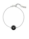 Marc Jacobs Button Bracelet In Silver