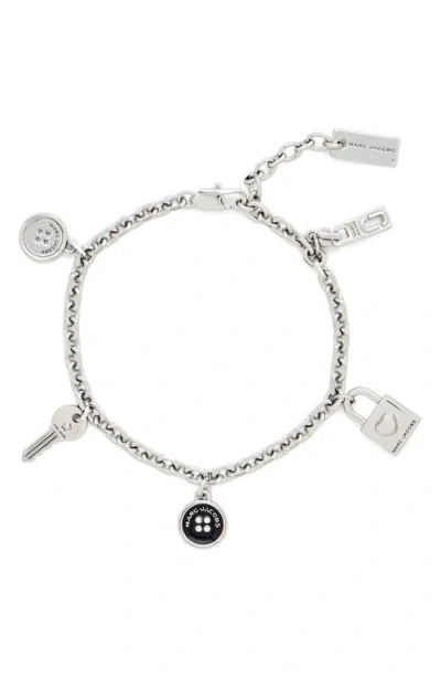 MARC JACOBS MARC JACOBS BUTTON CHARM BRACELET