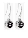 Marc Jacobs Button Drop Earrings In Silver