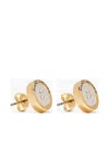 Marc Jacobs Button Earrings In Gold