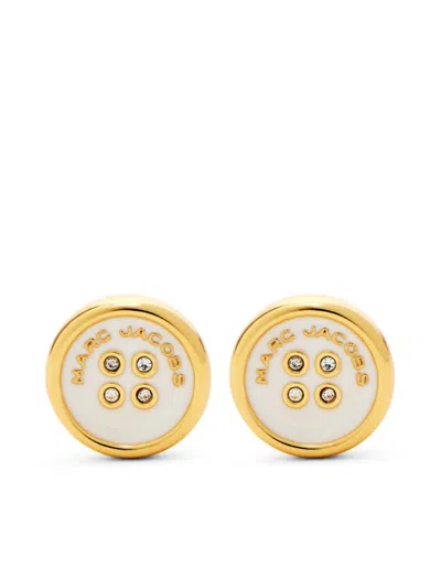 MARC JACOBS BUTTON EARRINGS