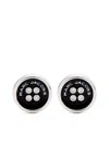 Marc Jacobs Silver 'the Button Stud' Earrings In Silver