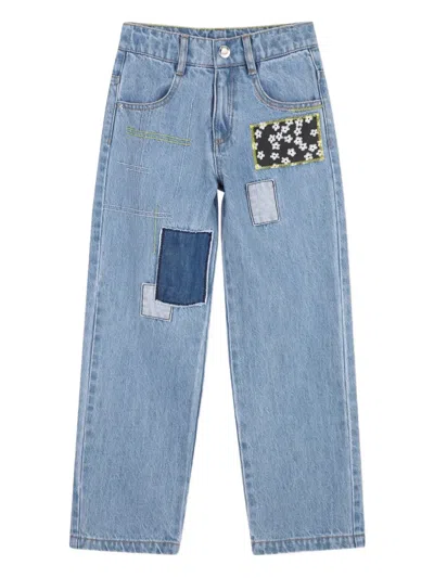Marc Jacobs Kids' Button-fastening Jeans In Blue