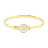 Marc Jacobs Button Hinge Bracelet In Gold