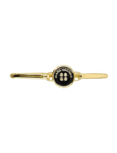 Marc Jacobs Button Hinge Bracelet In Gold