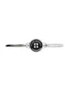 Marc Jacobs The Button Hinge Enamel Bracelet In Metallic