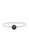Marc Jacobs Button Hinge Bracelet In 银色