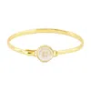 Marc Jacobs Button Hinge Bracelet In Gold