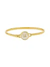 Marc Jacobs The Button Hinge Bracelet Accessories In Ivory