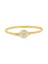 Marc Jacobs The Button Hinge Bracelet Accessories In Ivory