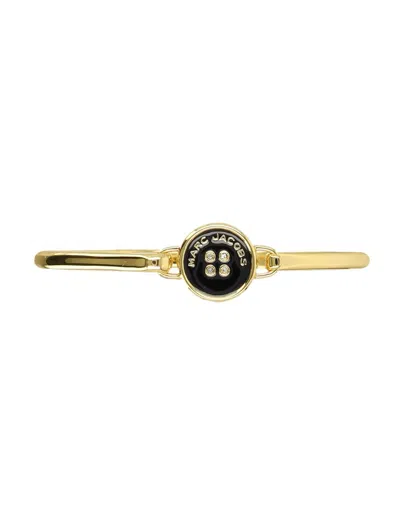 Marc Jacobs Button Hinge Bracelet In Gold