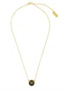 Marc Jacobs The Button Pendant Chain Necklace In Multicolour