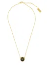 Marc Jacobs "button Pendant" Necklace In Multicolour