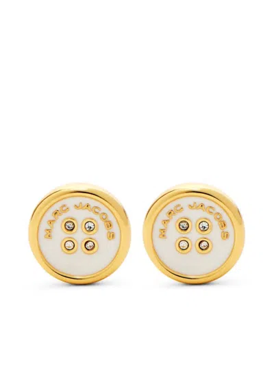 MARC JACOBS MARC JACOBS BUTTON STUD  EARRINGS