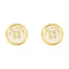 Marc Jacobs The Button Stud Earrings