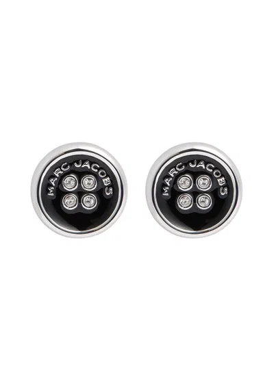 MARC JACOBS MARC JACOBS BUTTON STUD EARRINGS