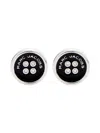 Marc Jacobs Silver 'the Button Stud' Earrings In Silver