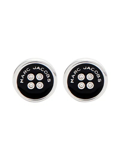 MARC JACOBS "BUTTON STUD" EARRINGS