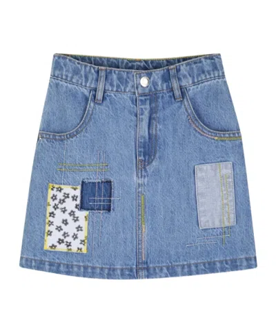 Marc Jacobs Button-fastening Denim Skirt In Blue