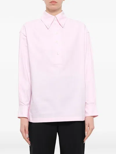 Marc Jacobs Button-placket Blouse In Pink