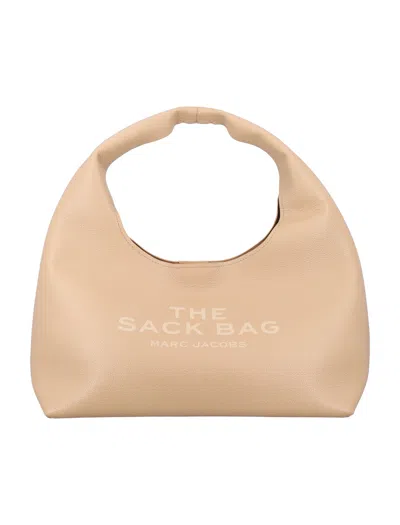 Marc Jacobs Calf Leather Camel Brown Grained Bag In Neutral