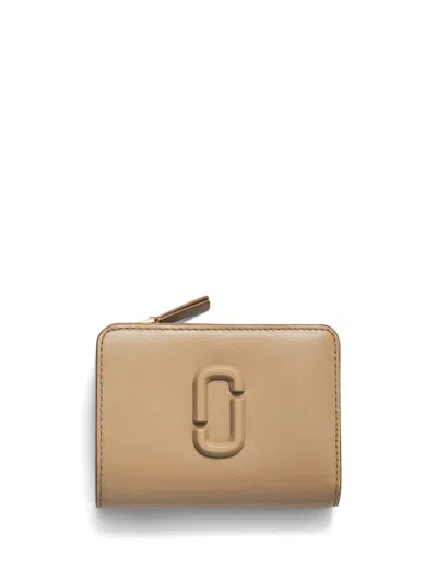 Marc Jacobs Camel Brown Leather Bi Fold Wallet