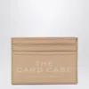 Marc Jacobs Camel Full-grain Leather Cardholder In Brown