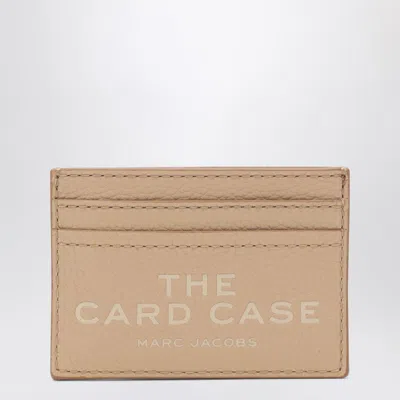 Marc Jacobs Camel Full-grain Leather Cardholder In Brown