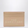 Marc Jacobs Camel Full-grain Leather Cardholder In Brown
