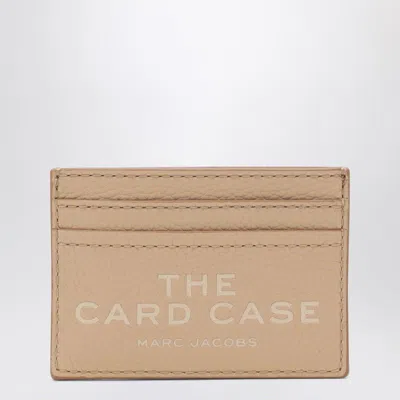 MARC JACOBS MARC JACOBS CAMEL FULLGRAIN LEATHER CARDHOLDER