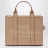 Marc Jacobs Camel Leather The Medium Tote Bag In Brown