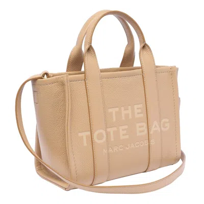 Marc Jacobs Camel Leather The Small Tote In Brown