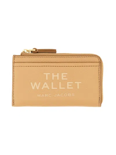 MARC JACOBS MARC JACOBS CAMEL LEATHER WALLET