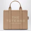 Marc Jacobs Tote Bag The Leather Medium Camel In Brown