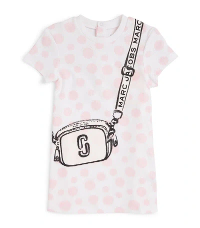 Marc Jacobs Camera Bag T-shirt Dress (3-18 Months) In Ivory