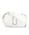 Marc Jacobs Snapshot Logo Shoulder Bag In White