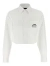 Marc Jacobs Cropped Long-sleeved Shirt In White